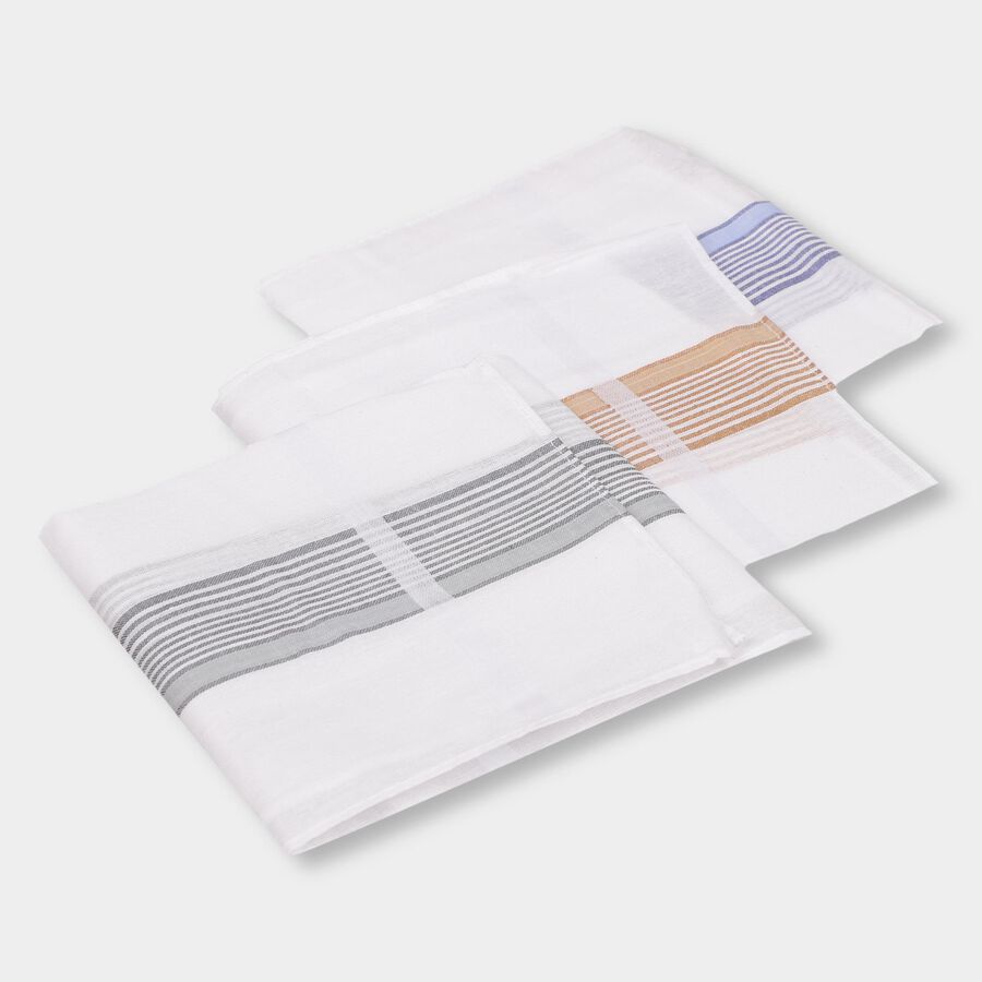 Men's Hanky, White, large image number null