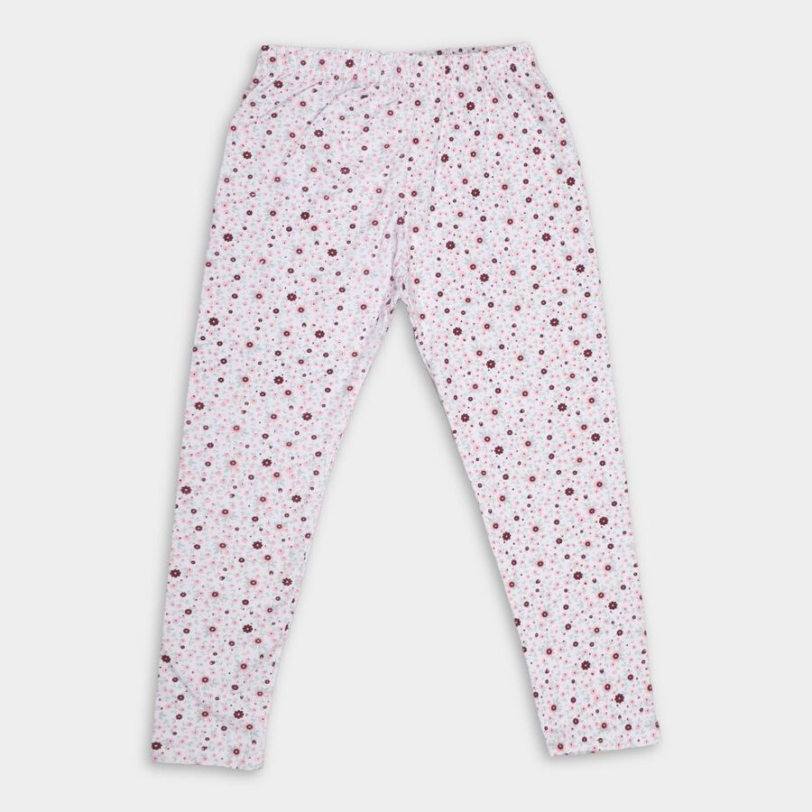 Girls' Legging, ऑफ व्हाइट, large image number null
