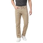 Men's Beige Slim Fit Classic Jeans, Beige, small