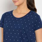 Ladies' Nighty, नेवी ब्लू, small image number null