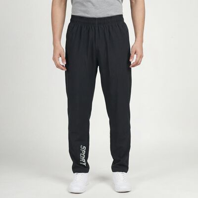 Men's Dark Grey Regular Fit Track Pants