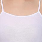 Ladies' 100% Cotton Slips , White, small