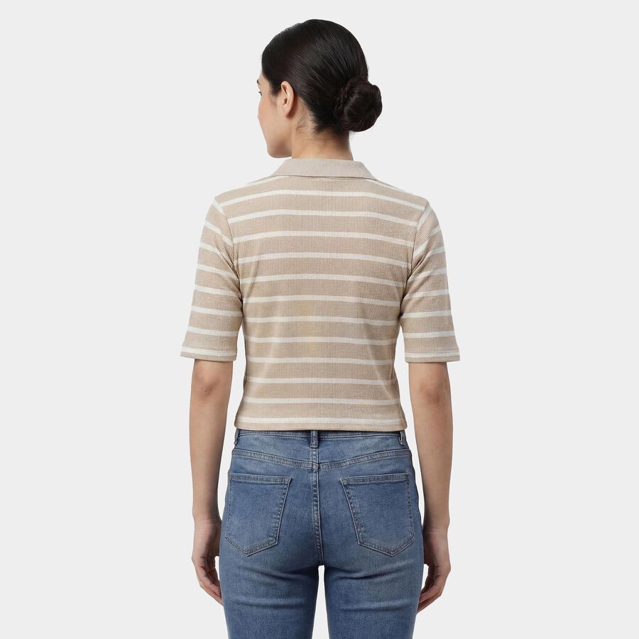 Ladies' Top, Beige, large