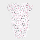 Infants Cotton Bodysuit, गुलाबी, small image number null