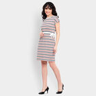 Stripes Dress, Peach, small image number null