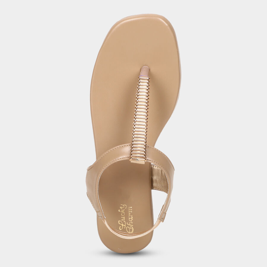 Ladies' Sandal, गहरा पीला, large image number null