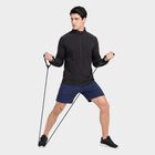 Men Dark Grey Stand Collar Windbreaker Jacket, गहरा ग्रे, small