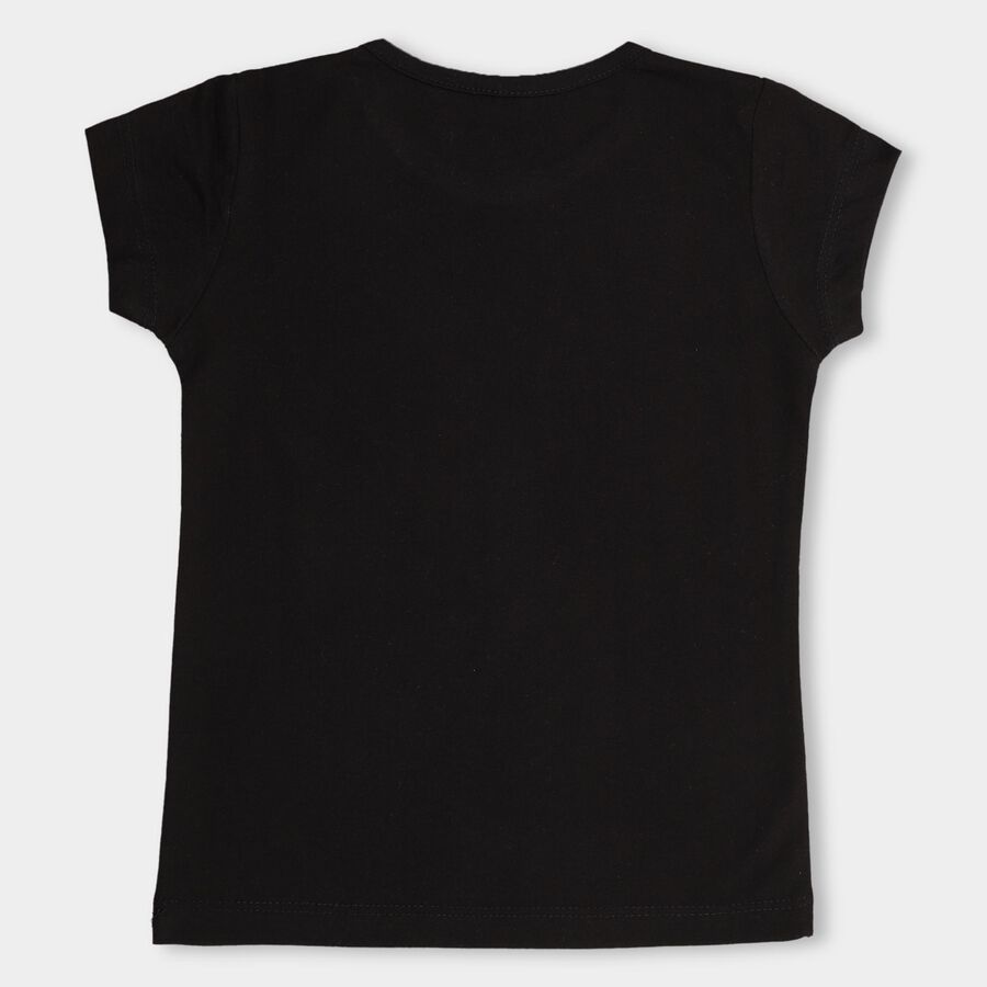 Girls' T-Shirt , Black, large image number null