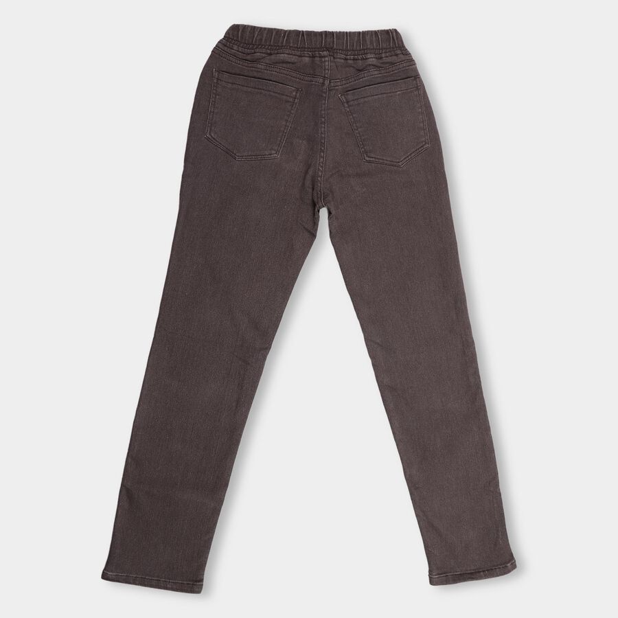 Boys' Basic Jeans, Brown, large image number null