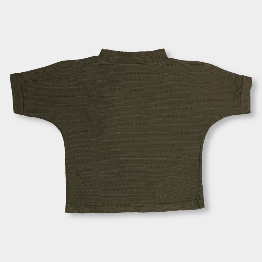 Girls' T-Shirt , Olive, large image number null