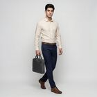 Men's Beige Formal Shirt, Beige, small