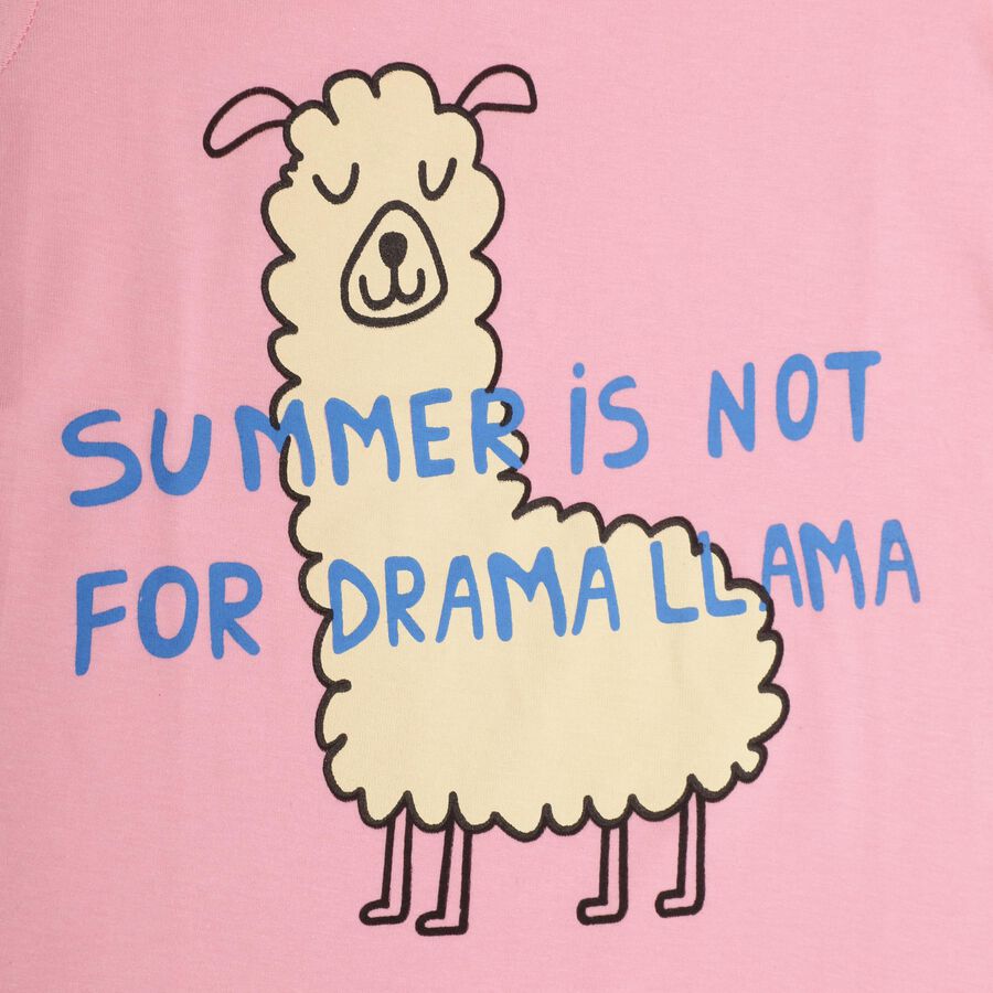 Girls' T-Shirt, Pink, large image number null