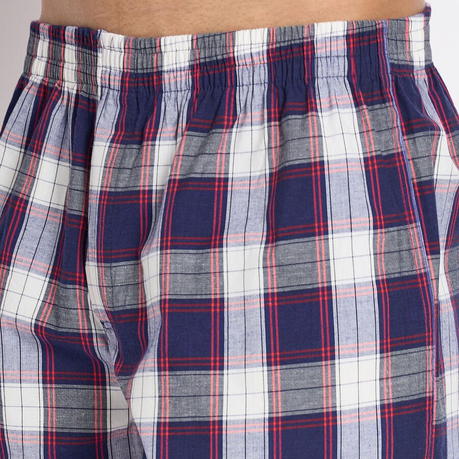 Men's 100% Cotton Boxers, नेवी ब्लू, large image number null