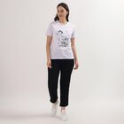 Ladies' Round Neck T-Shirt, White, small image number null