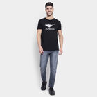 Round Neck T-Shirt, Black, small image number null