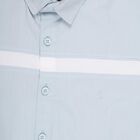 Boys Light Powder Blue Classic Casual Shirt, Light Blue, small image number null