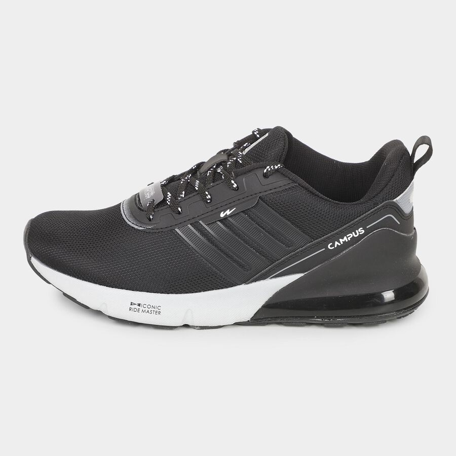Men's Sports Shoes, काला, large image number null