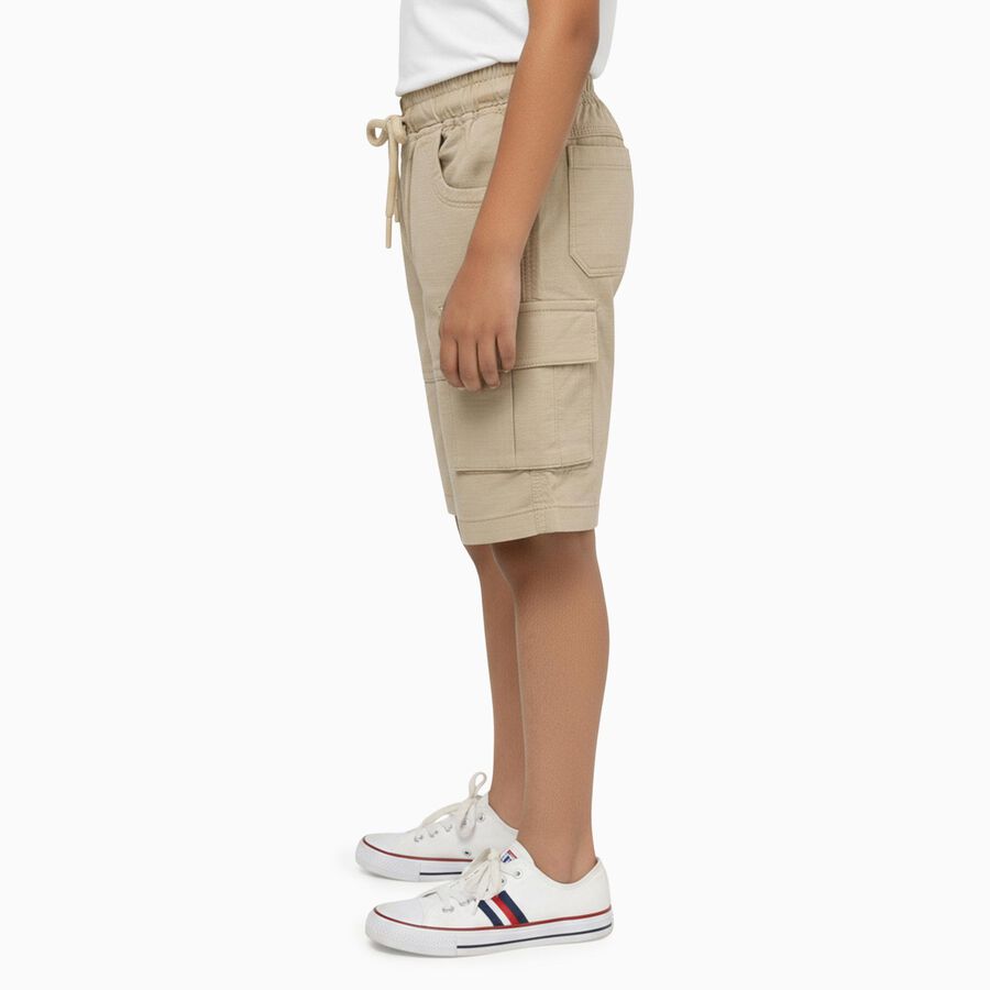 Boys' Cotton Regular Fit Bermuda Shorts, गहरा पीला, large