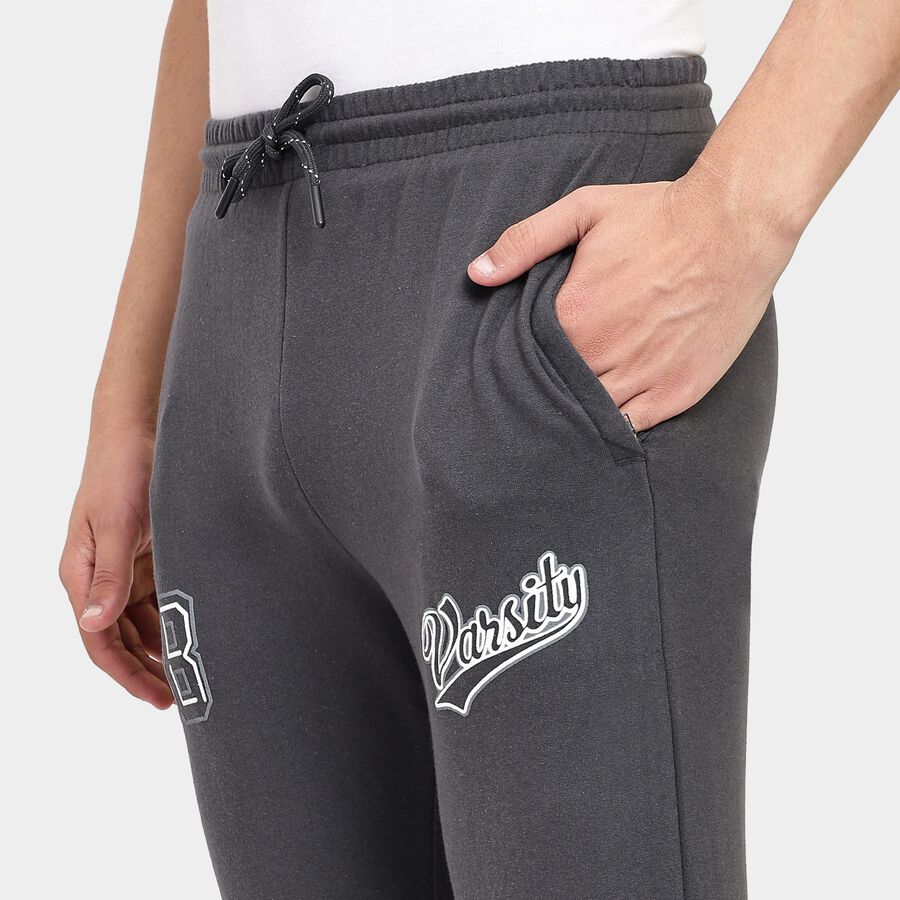 Men's Track Pants, गहरा ग्रे, large image number null