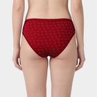 Women's Red Regular Fit Cotton Panty, Red, small