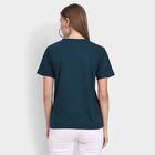 Ladies' Round Neck T-Shirt, गहरा हरा, small image number null
