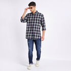 Cotton Checks Casual Shirt, Light Green, small image number null