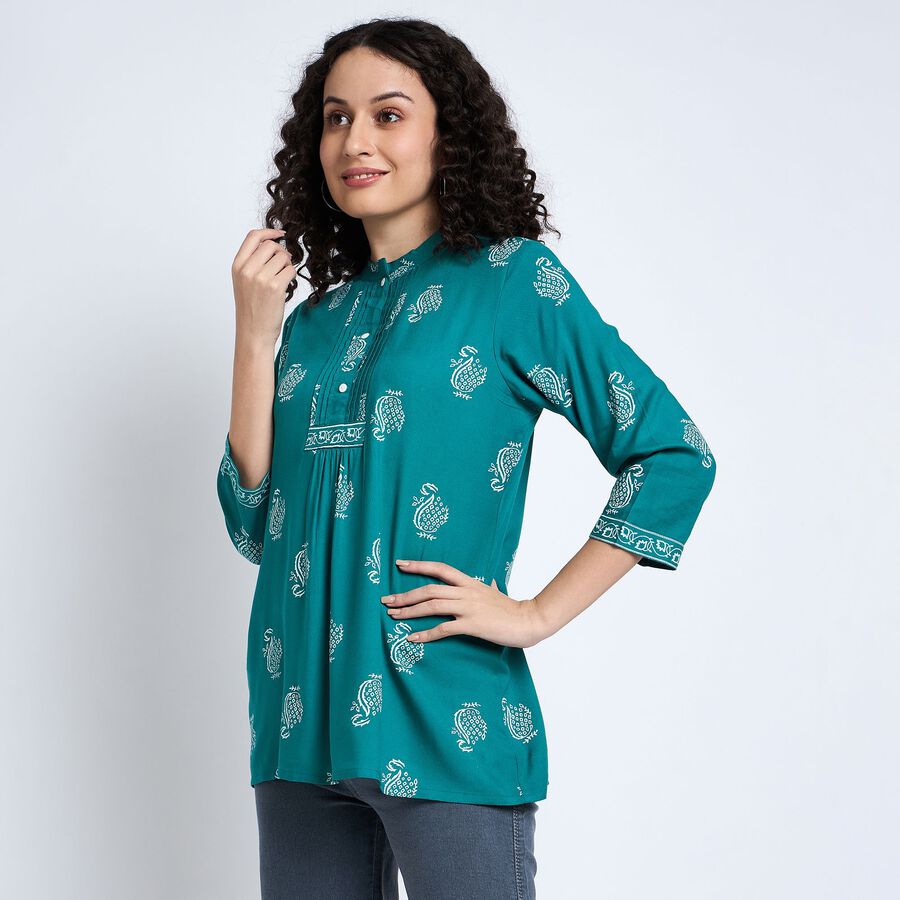 Ladies' Kurta , टील ब्लू, large image number null