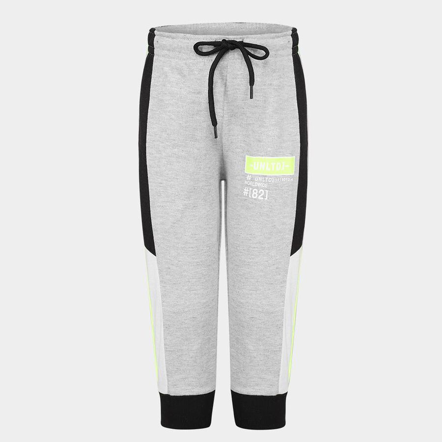 Boys' Light Grey Contrast Panel Pyjama, Light Grey, large image number null