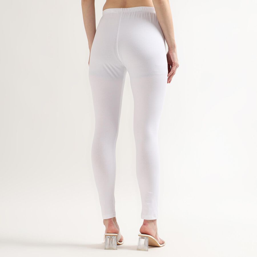Ladies' Ankle Length Churidar, White, large image number null