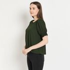 Ladies' Top, गहरा हरा, small image number null