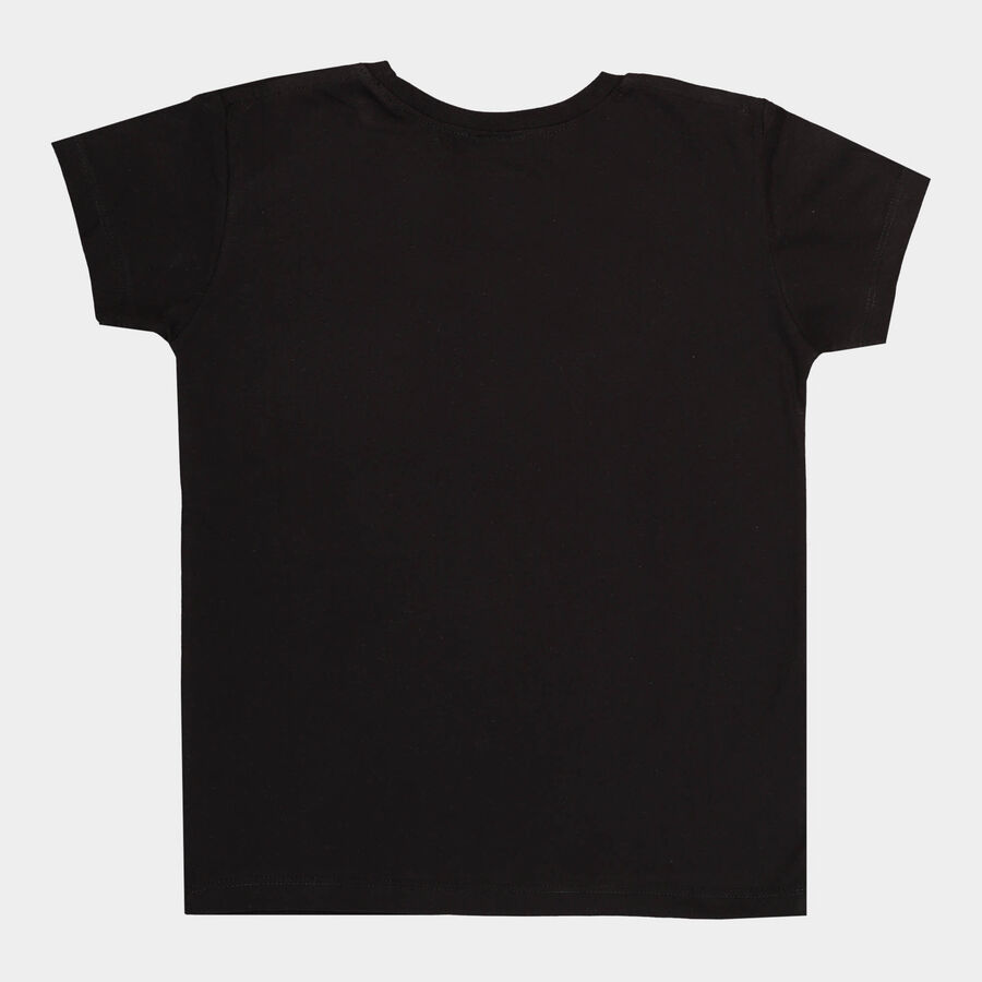 Girls T-Shirt, Black, large image number null