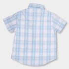 Boys' 100% Cotton Casual Shirt, हल्का नीला, small