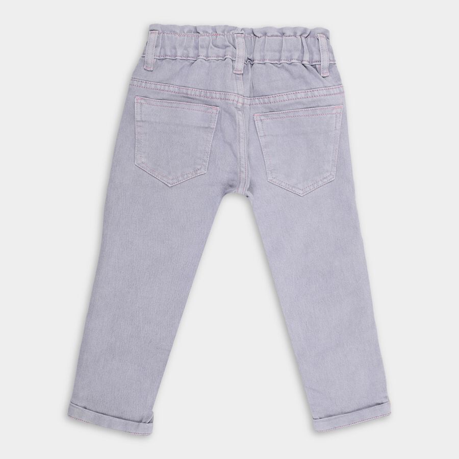 Girls' Jeans, Light Grey, large image number null