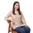 Women's Light Pink Cotton Kurti, Light Pink, small