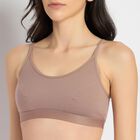 Ladies' Bra , भूरा, small image number null
