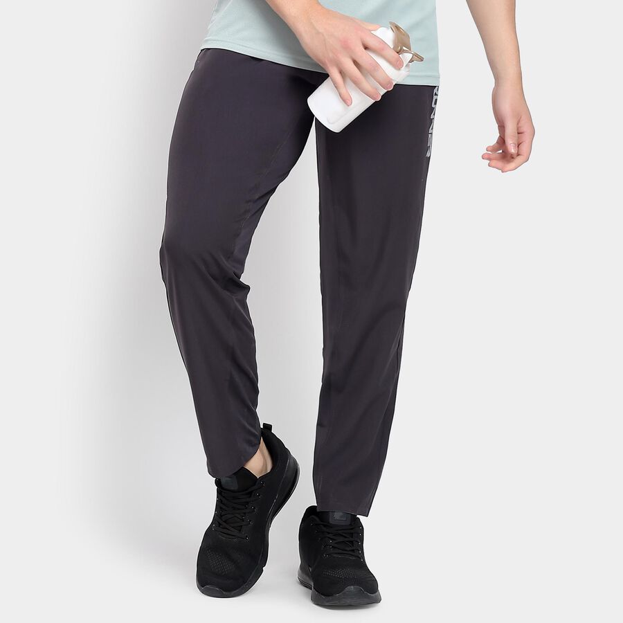 Men's Track Pants, गहरा ग्रे, large image number null