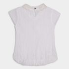 Girls' T-Shirt , ऑफ व्हाइट, small image number null