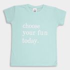 Girls' T-Shirt, हल्का हरा, small image number null