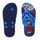 Kids Grey Graphic Print Flip-Flops, Grey, small