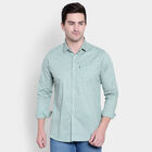 Cotton Printed Casual Shirt, Light Green, small image number null
