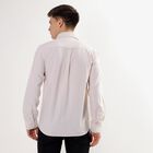 Men's Soft Beige Cotton Button Down Collar Casual Shirt, Beige, small image number null