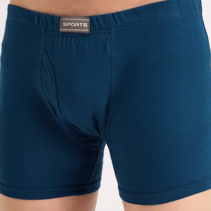 Men's Cotton Trunk, Teal Blue, large image number null