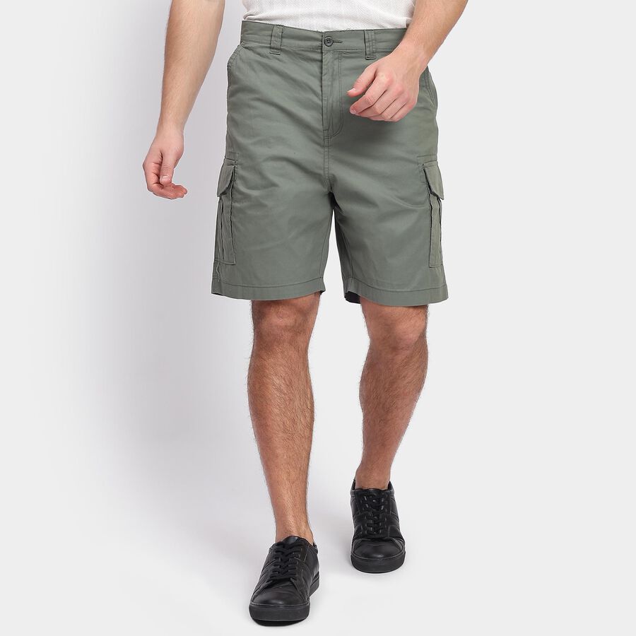 Men's 100% Cotton Bermudas , Light Green, large image number null