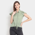 Printed Shirt, Light Green, small image number null