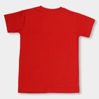 Boys' 100% Cotton Half Sleeves T-Shirt, लाल, small image number null