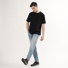 Men's Classic Blue Straight Fit Jeans, Light Blue, small