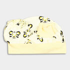 Infants' 100% Cotton Gift Set (Cap, Mittens, Booties), Yellow, small