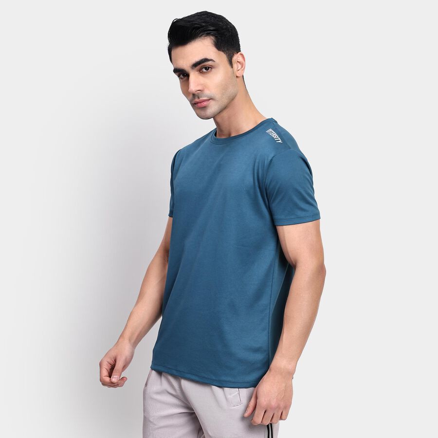 Men's Drifit T-Shirt, Teal Blue, large
