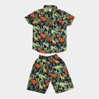 Boys Cotton Baba Suit, Navy Blue, small image number null