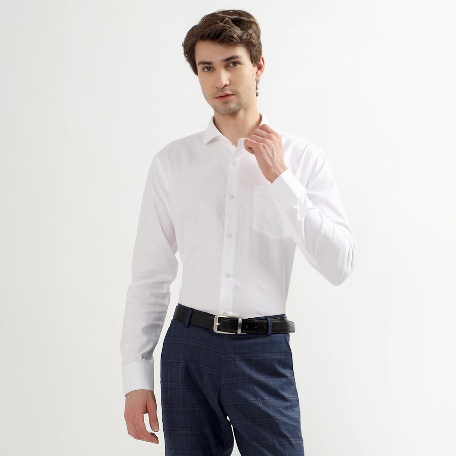 Men's Formal Shirt, White, large image number null